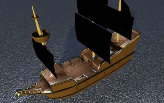 Pirate Ship Model